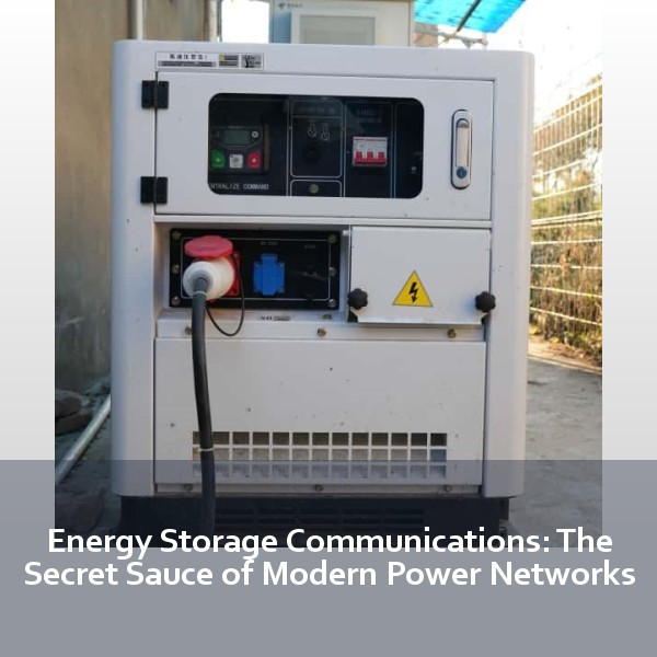Energy Storage Communications: The Secret Sauce of Modern Power Networks